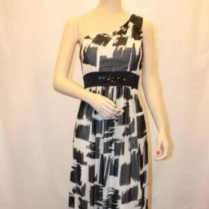 BCBG Vintage Y2K One Shoulder Floor Length Gown / Prom Dress - Max and Cleo